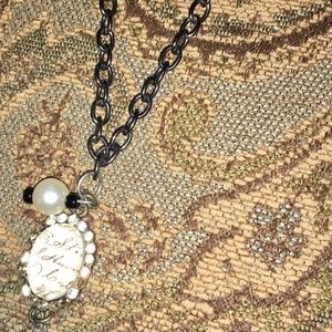 Black Chain With vintage charm